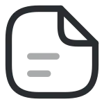 Document Text 1 SVG Icon